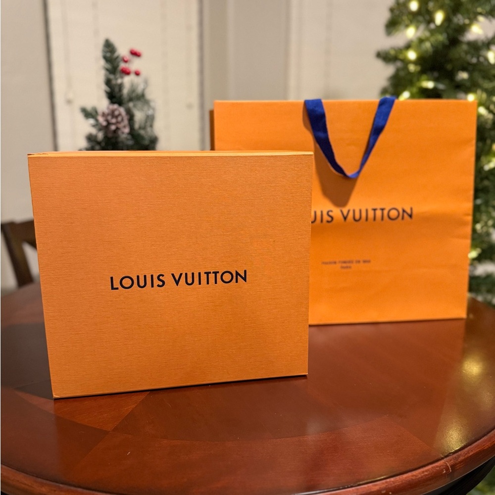 Louis Vuitton Bold Orange Box and Bag Set perfect for gifting